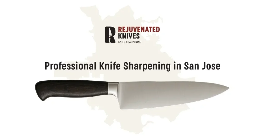 Professional knife sharpening in San Jose for home cooks, chefs, and gardeners. Sharpen kitchen knives, cleavers, and pruning tools with doorstep service.